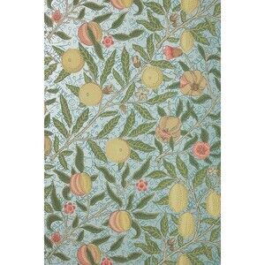 Morris & Co. Fruit Wallpaper Slate/Thyme, Sold at Anthropologie, $350/Roll